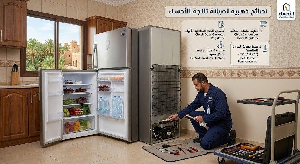 نصائح لصيانة ثلاجات الأحساء